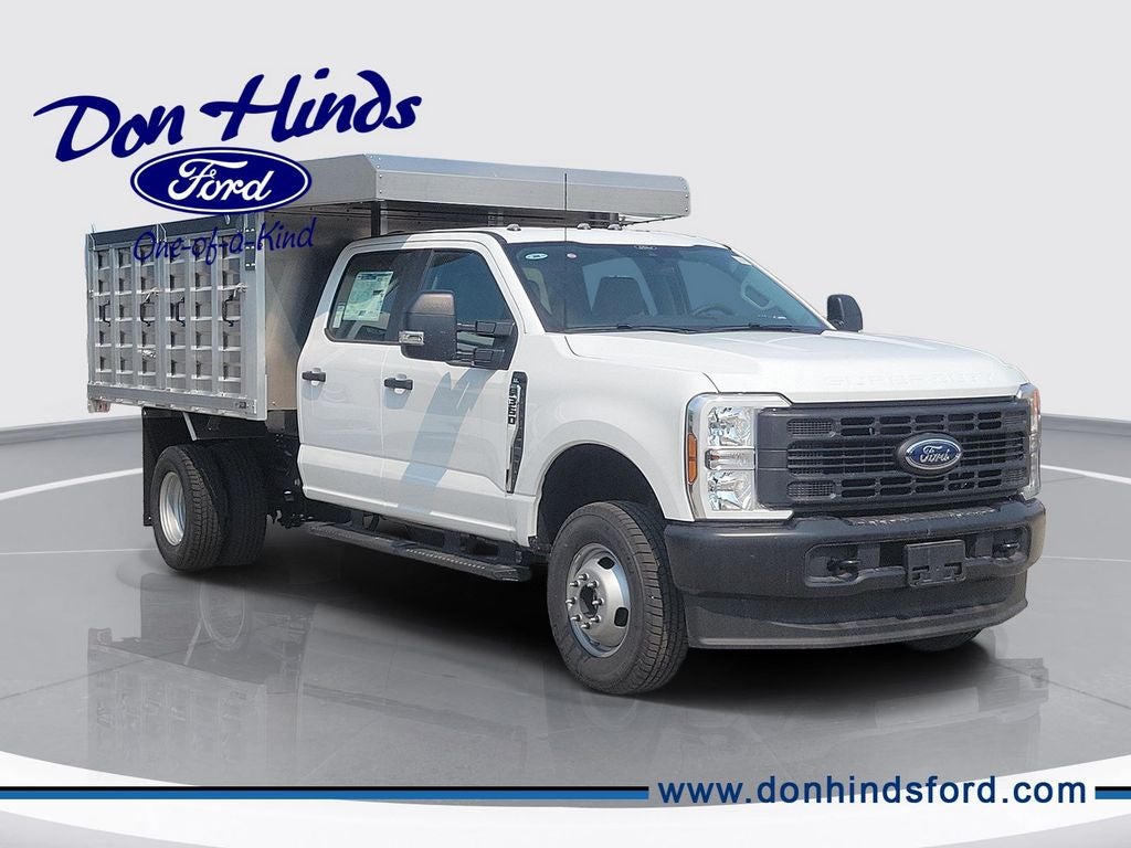 2026 Ford F-350SD XL DRW in Oxford White — front three-quarter view