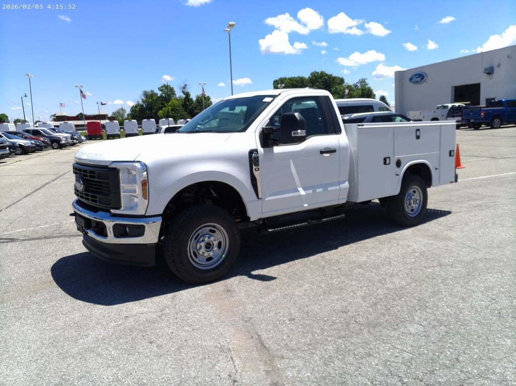 2026 Ford F-250SD XL in Oxford White — front three-quarter view