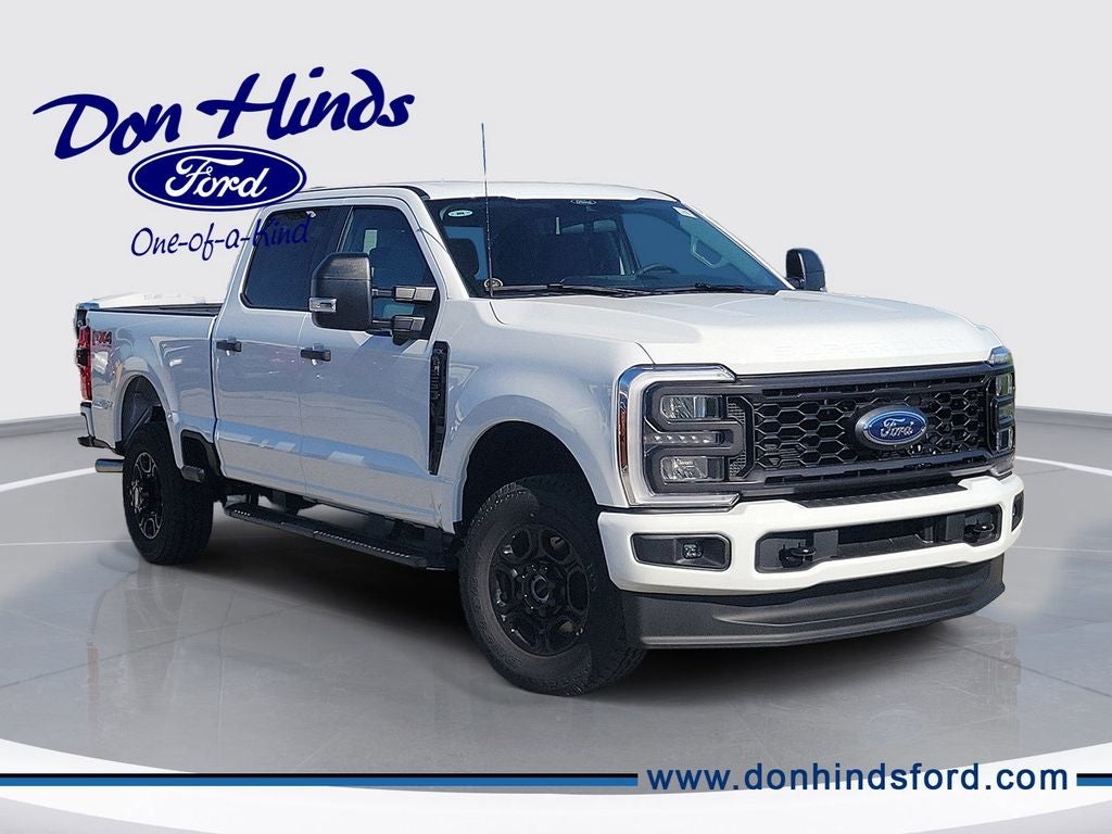 2026 Ford F-250SD XL in Oxford White — front three-quarter view
