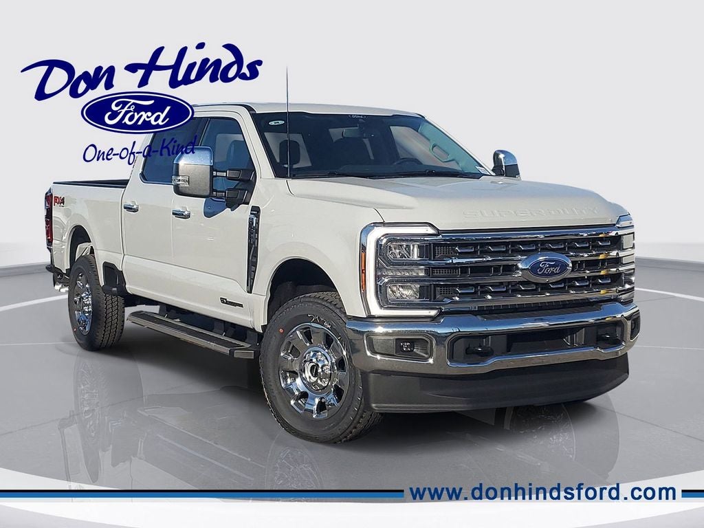 2026 Ford F-250SD Lariat in Avalanche — front three-quarter view