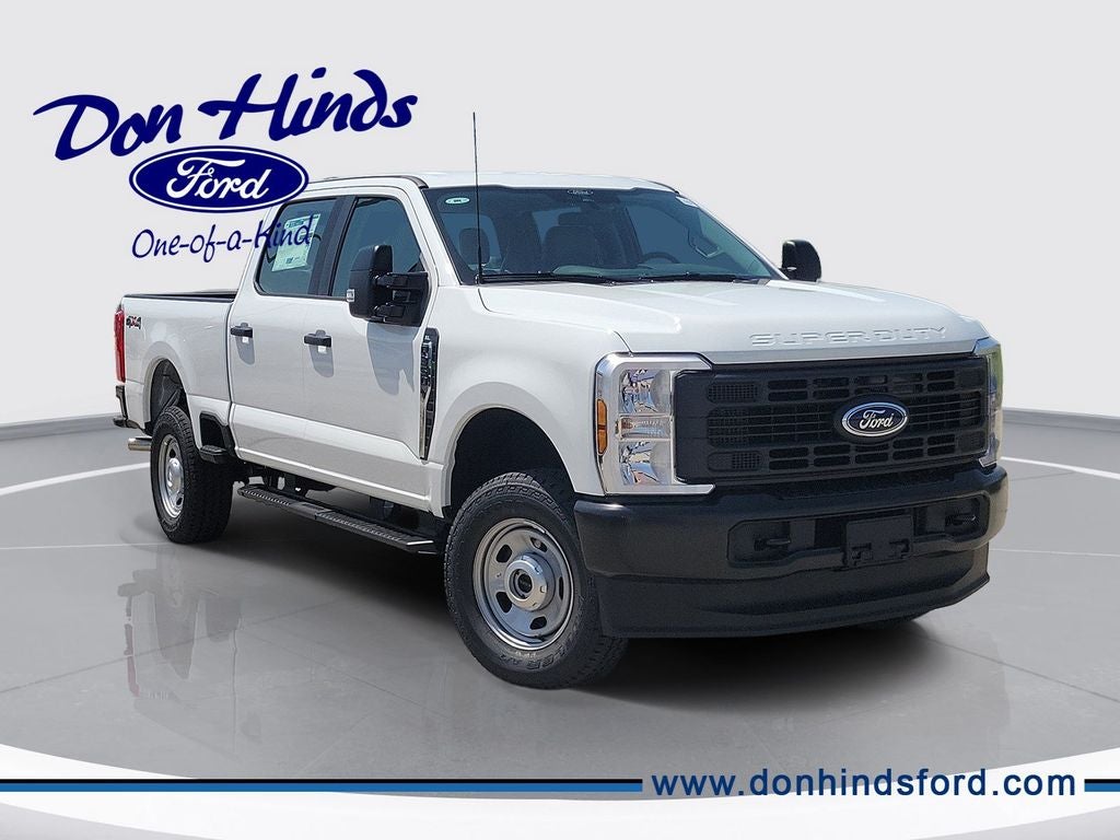 2026 Ford F-350SD XL in Oxford White — front three-quarter view