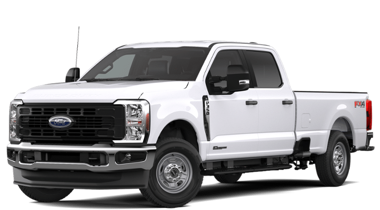 2026 Ford F-350SD XL in Oxford White — front three-quarter view