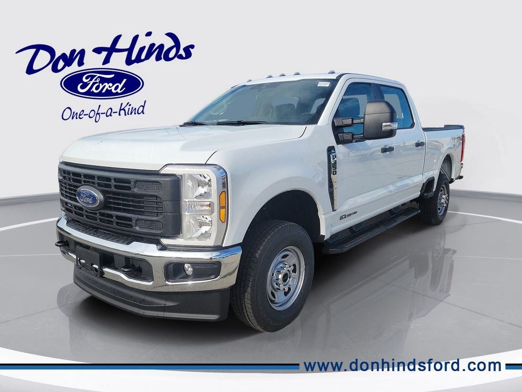 2026 Ford F-350SD XL in Oxford White — front three-quarter view