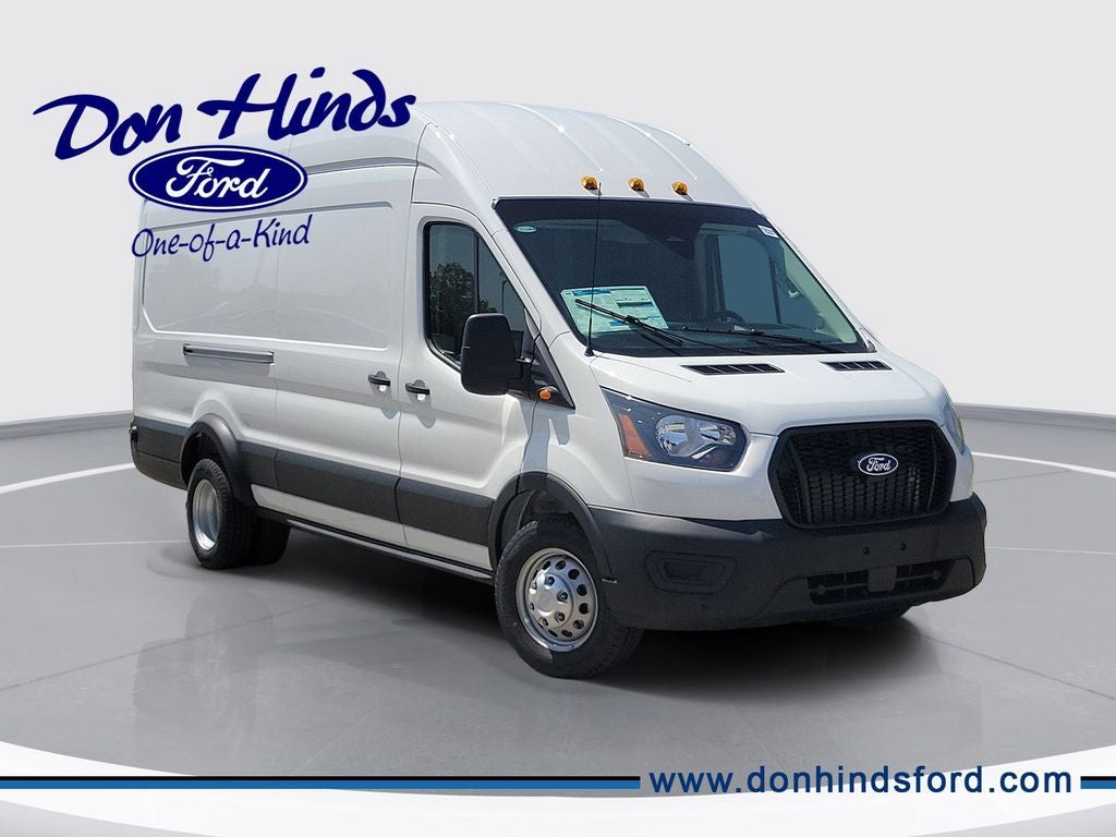 2026 Ford Transit-350 Base in Oxford White — front three-quarter view