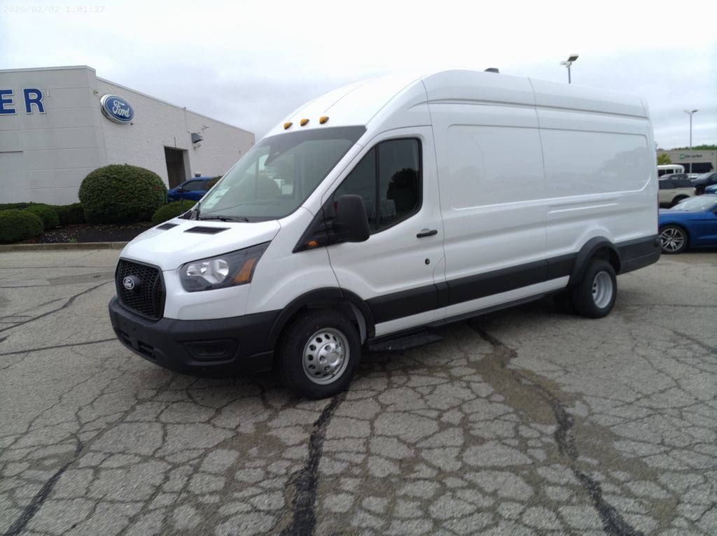 2026 Ford Transit-350 Base in Oxford White — front three-quarter view