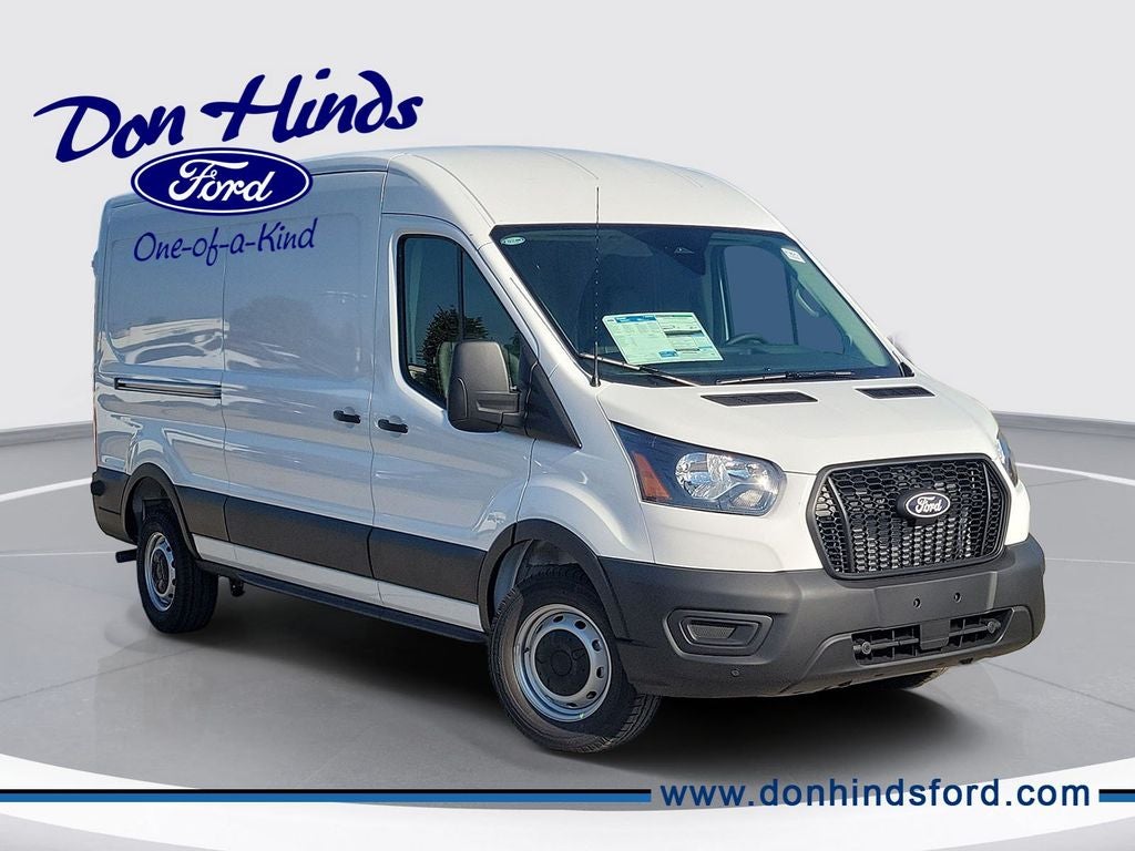 2026 Ford Transit-250 Base in Oxford White — front three-quarter view