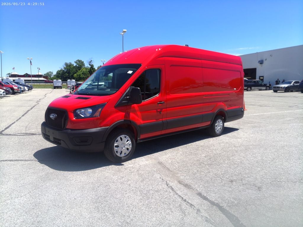 2026 Ford Transit-250 Base in Race Red — front three-quarter view