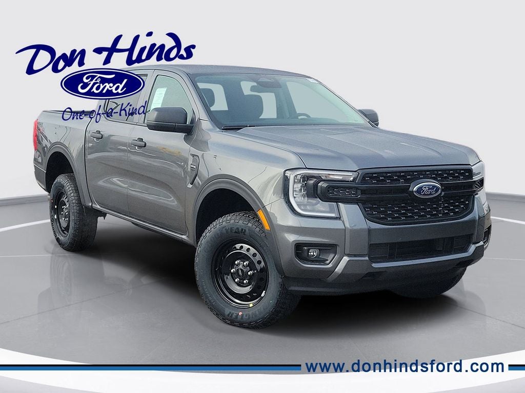 2026 Ford Ranger XL in Carbonized Gray Metallic — front three-quarter view