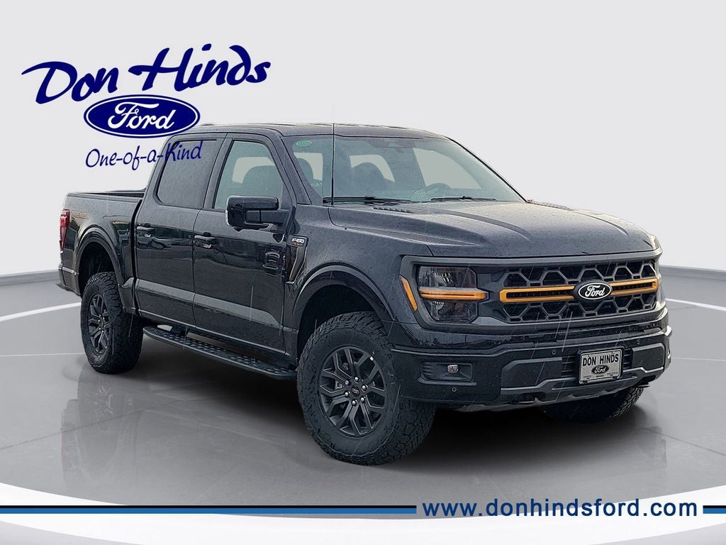 2026 Ford F-150 Tremor in Black Metallic — front three-quarter view